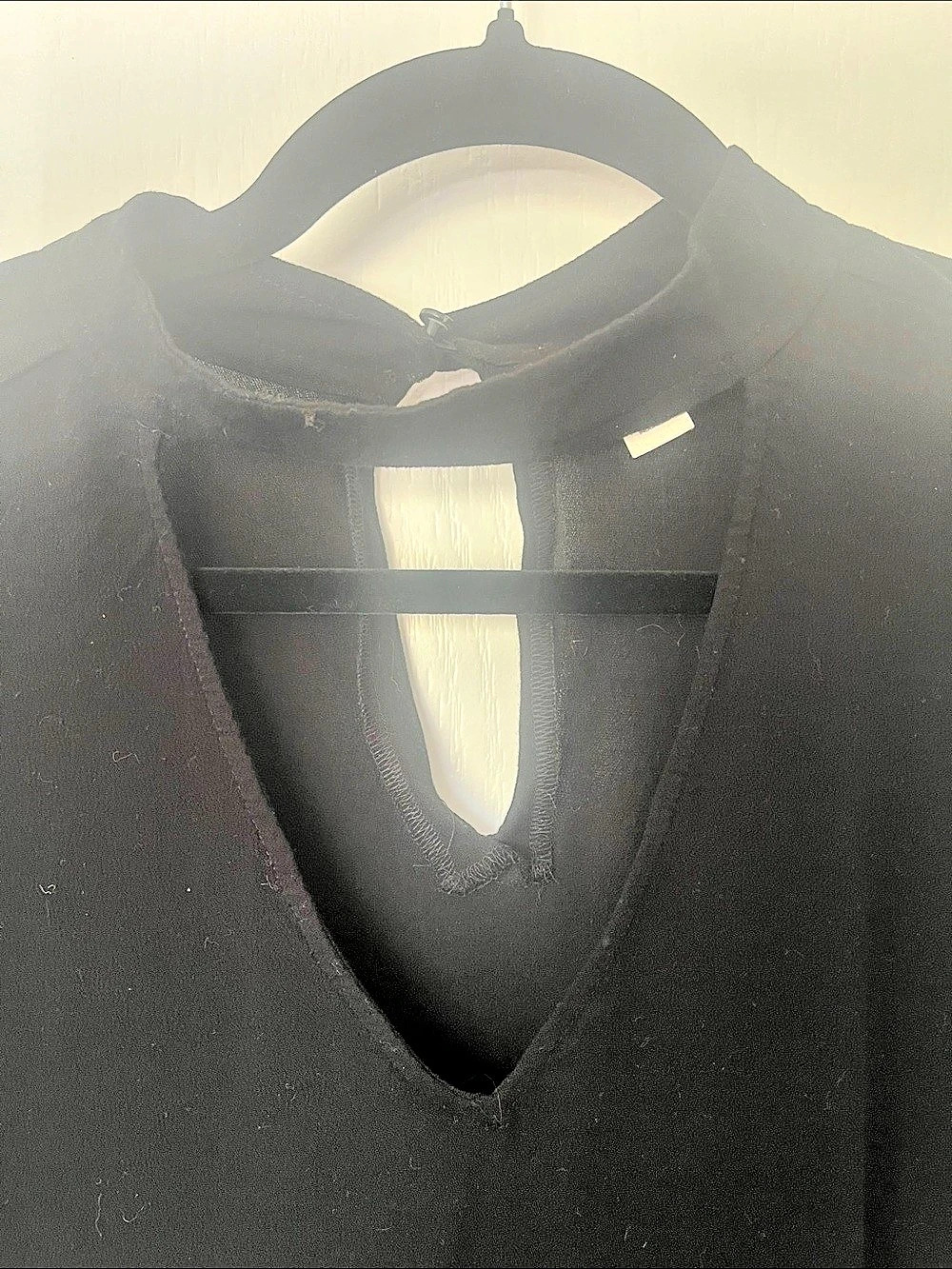 BP. Black Blouse Size Large Like New - Picture 5 of 6